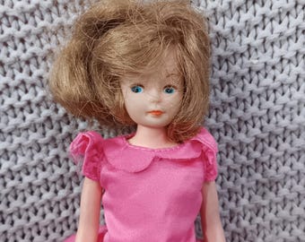 Vintage 1966 American Character Cricket/Toots doll with growing hair - little sister of Tressy