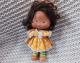 Vintage 1984 Orange Blossom Doll: Strawberry Shortcake Friend, Original Outfit