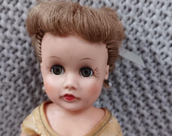 Vintage Mid Century Tiny Teen Suzette 10 1/2" articulated fashion doll