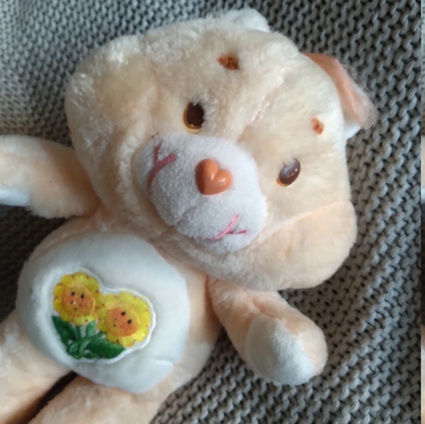 Peach colored store care bear