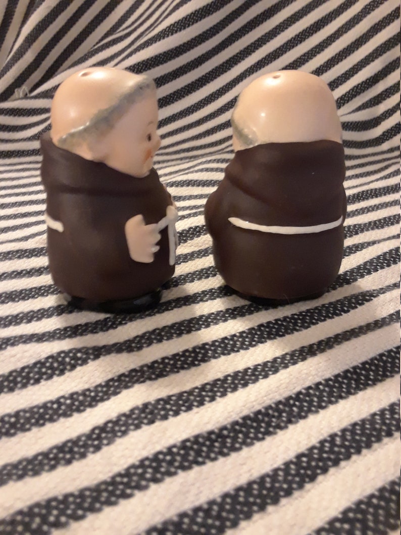 Vintage Goebel Hummel Monk Friar Tuck salt and Pepper shakers from West Germany