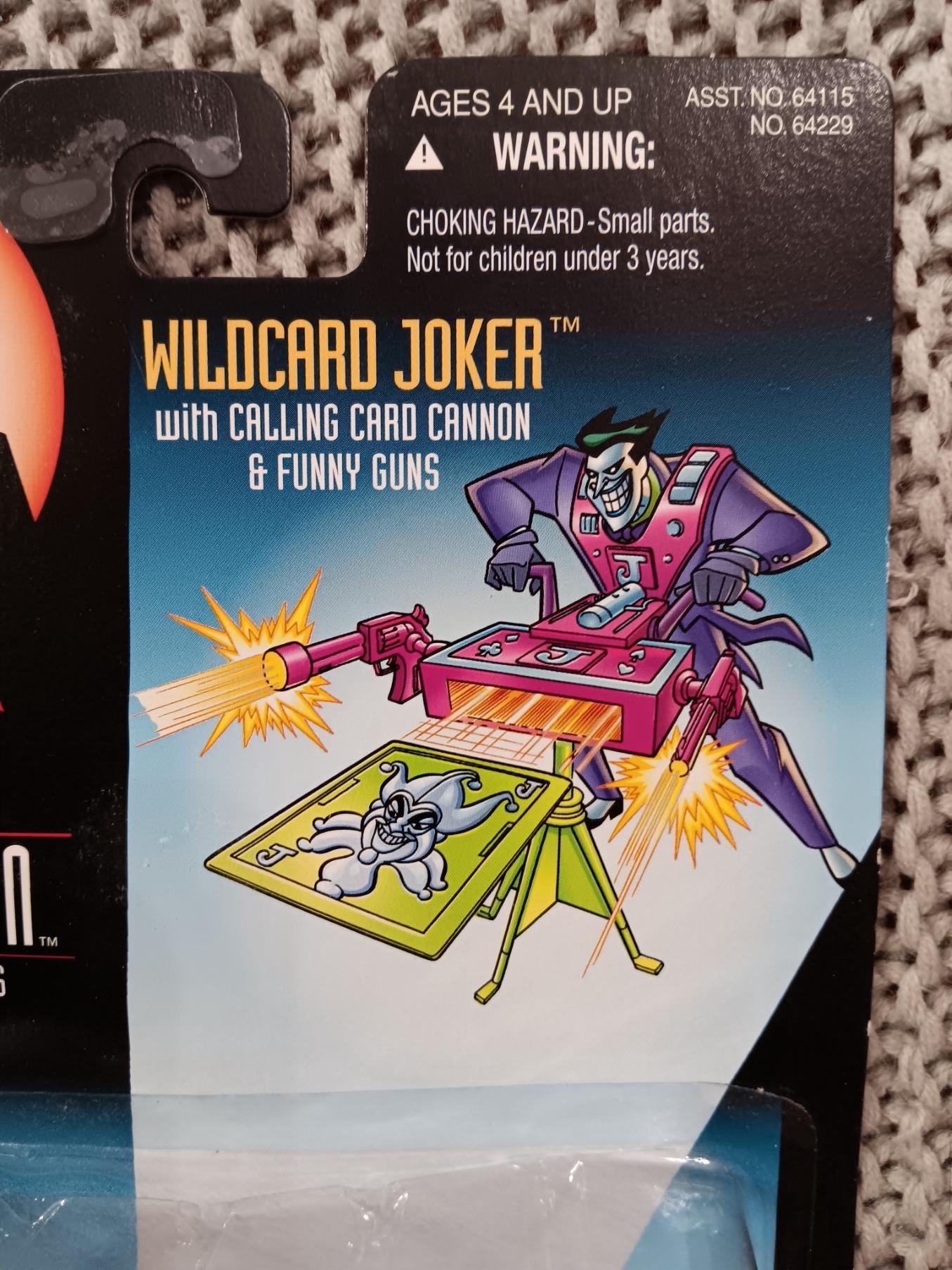 NRFB Vintage DC Comics Wildcard Joker From the New Batman
