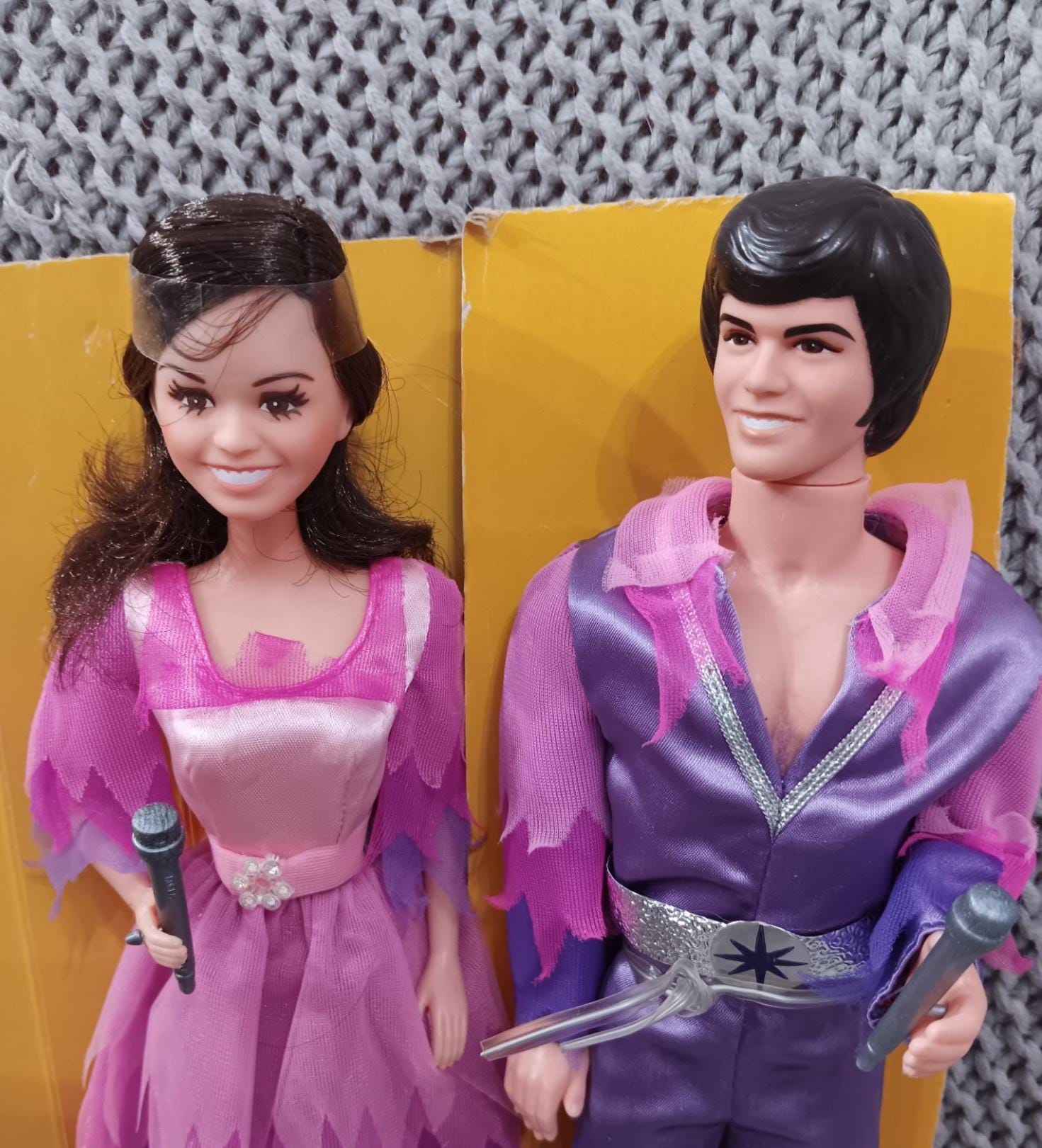 Barbie DonnaKaranNYコラボ Vintage Donny & Marie Osmond Barbie Dolls: 1976 Mattel, MOC - Etsy