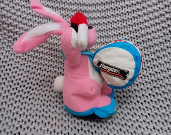 Gorro de peluche promocional vintage de conejo Energizer de 6