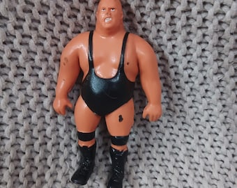 Vintage WWF King Kong Bundy 4" Bendable Wrestling Figure c. 1985 LJN Titan Sports