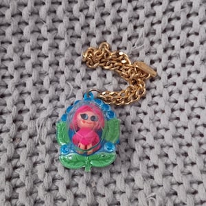 Vintage Luddle Kiddles Blumen Armband: 1967 Mattel Spielzeug Schmuck