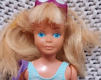 Vintage Sun Lovin' Malibu Skipper Doll: 1978 Mattel, Complete Outfit