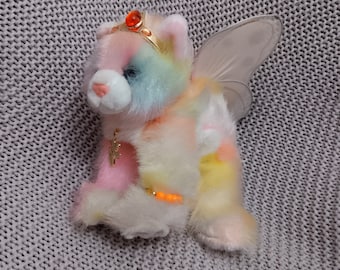 VGC Vintage Angelique Cat Fairy stuffed animal "Catapillar" by Sharon Lea Larson c. 2000 Aurora