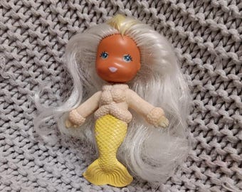 Vintage 1983 Kenner Sea Wees Icy Gals Shelly Mermaid Doll