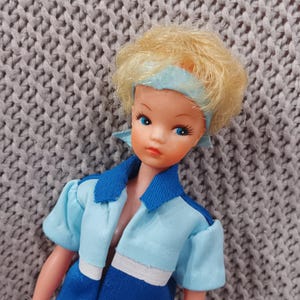 Vintage Sporty Lemon Blonde Tammy Doll Clone wearing an ATHENS Basketball Uniform