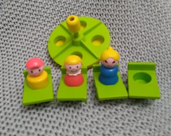 箱付き　1972 ヴィンテージ　フィッシャープライス　 メリーゴーランド Vintage Fisher Price Little People Merry-go-round With Box