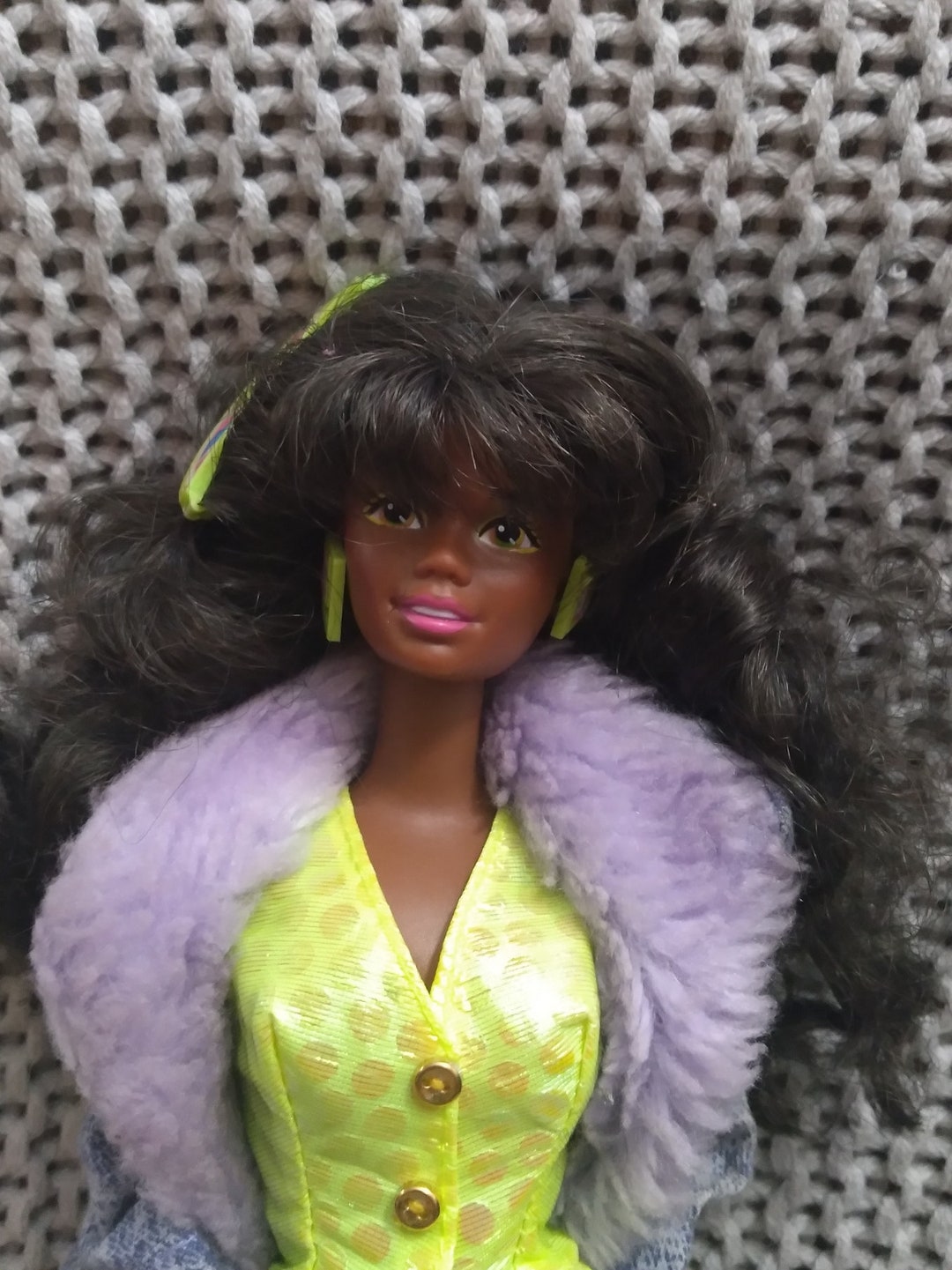 Barbie Kissing Christie Black Doll Puppe Taiwan 70er Jahre Vintage