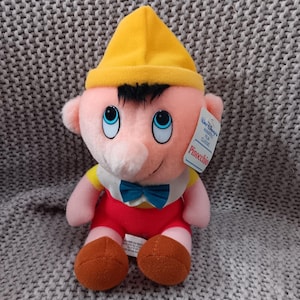 VGC Vintage Tagged Walt Disney's Pinocchio 7"plush