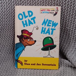 Alter Hut, neuer Hut von Stan und Jan Berenstain c. 1970 Dr. Seuss Anfängerbücher