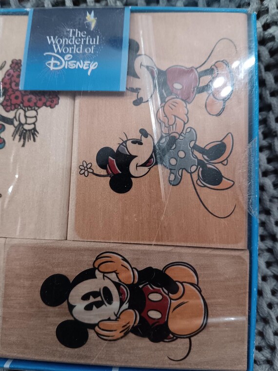 MIP ディズニー ミッキーマウス メモリーズ 木製マウントスタンプ