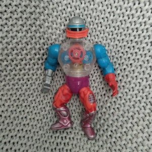 Vintage MOTU Masters of the Universe He-Man friend Roboto action figure c. 1984 Mattel
