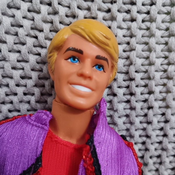 Vintage Superstar Era Roller Skating Ken in his original stock outfit c. 1980 Mattel