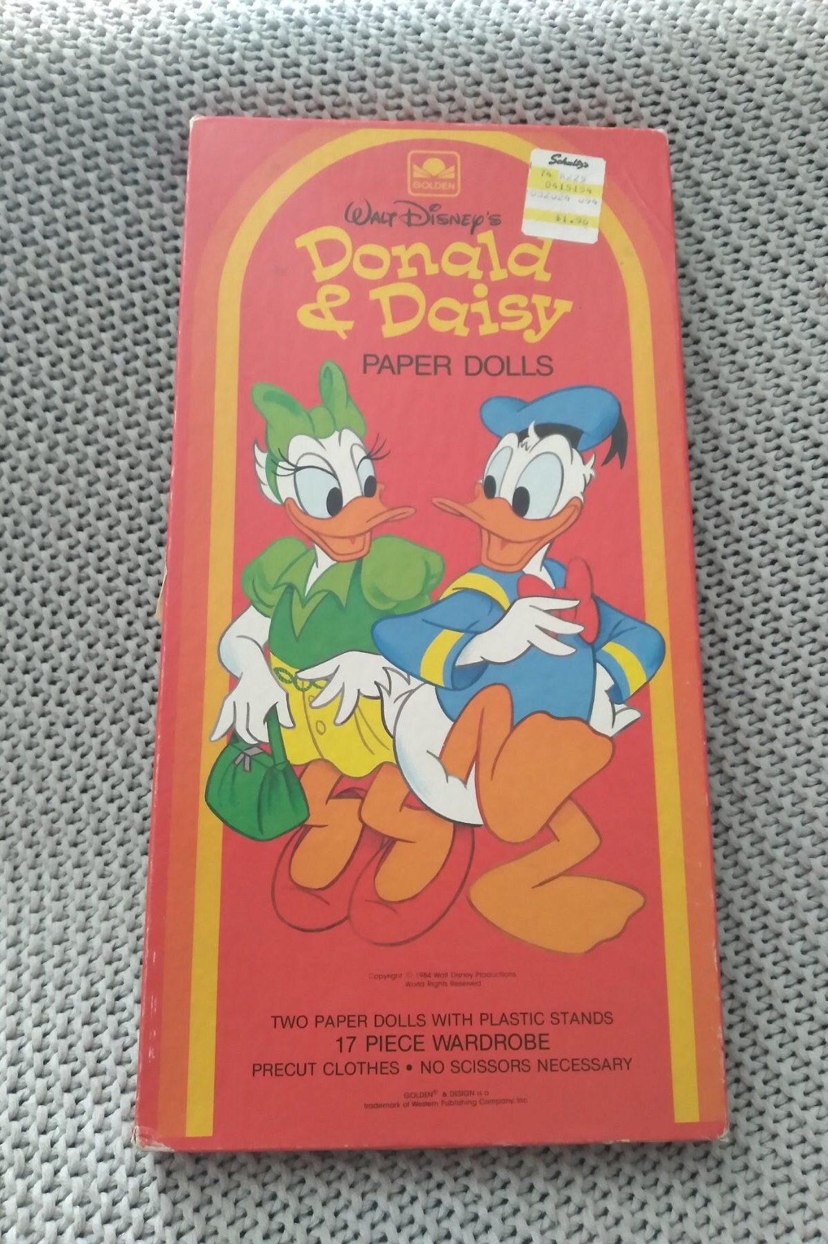 ウォルトディズニーEver Willing Ever Ready消防士ドナルド 1984 年製ヴィンテージ ウォルト ディズニーのドナルドとデイジーの紙