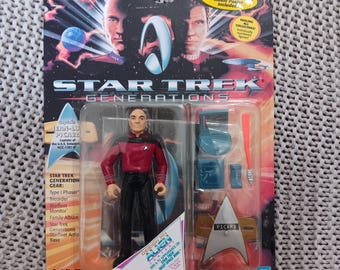 NRFB Star Trek Generations Movie Action Figure Captain Jean Luc