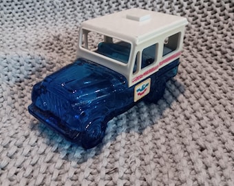 Vintage jaren 1970 Avon "Extra Special Male" jeep karaf US Postal Service