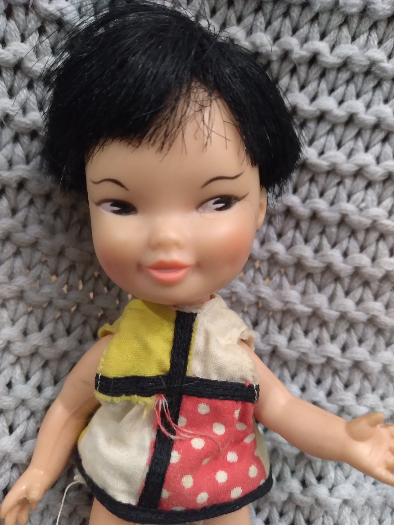 Vintage Pocketbook Dolls - Jan the Waving Doll, Asian Friend of
