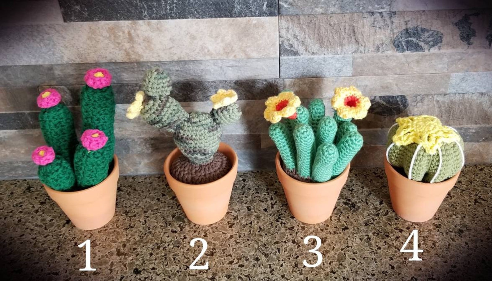 Crochet Cactus Amigurumi Cactus Plants That Don't Die - Etsy