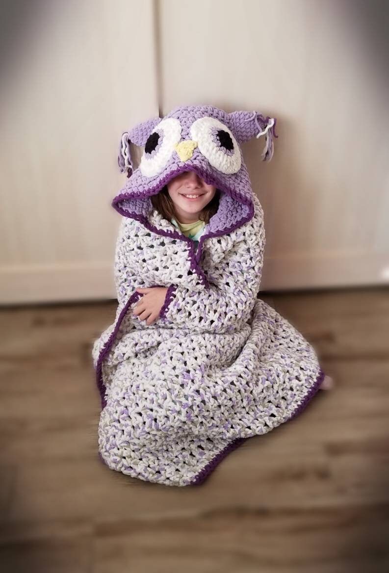Adult Hooded Blanket Etsy Canada