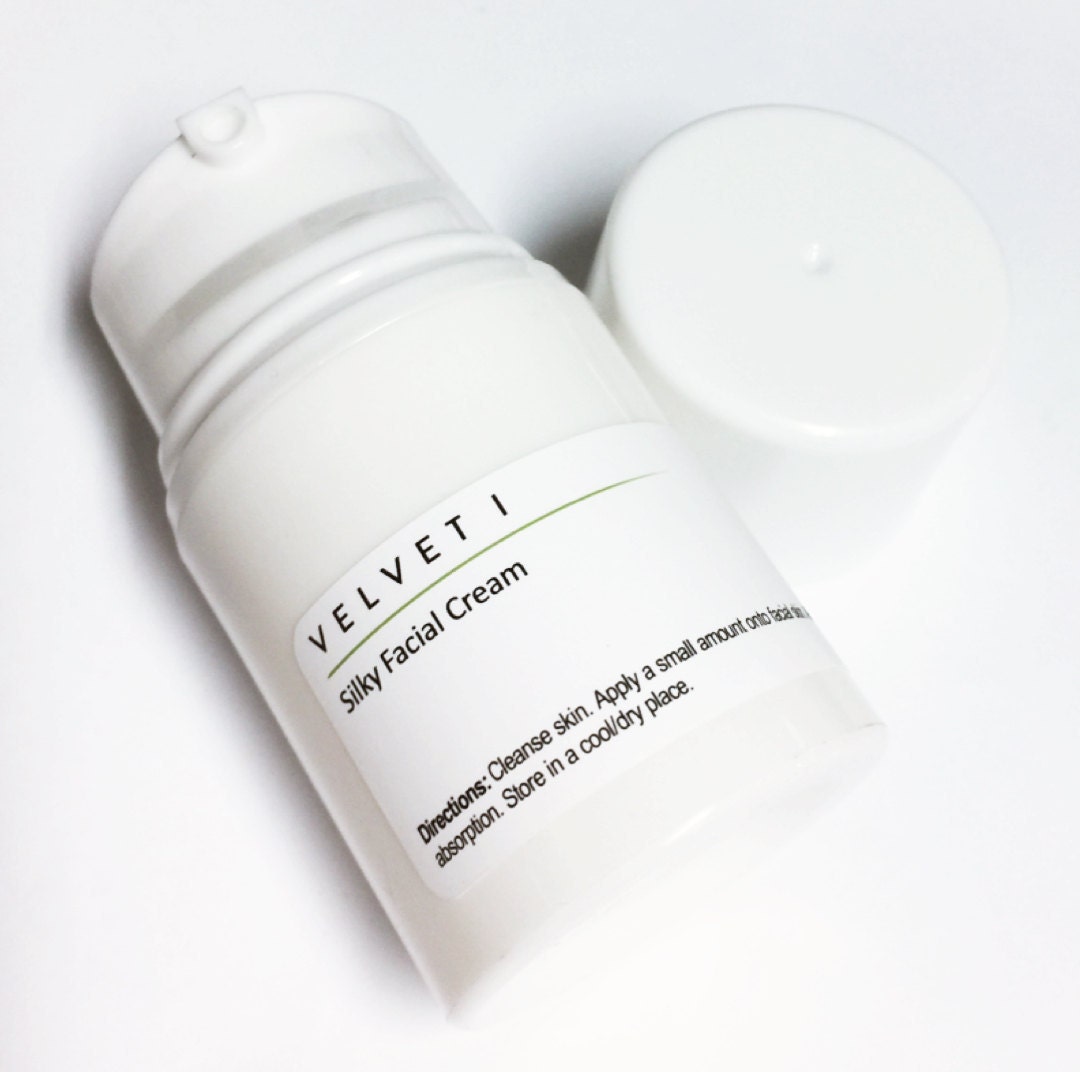 VELVET Silky Facial Moisturizer. Face Lotion or Face Cream. Etsy