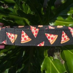 Pizza Dog Collar - Food Dog Collar - Personalized Dog Collar - Boy Dog Collar - Pizza Dog Harness - Name Dog Collar