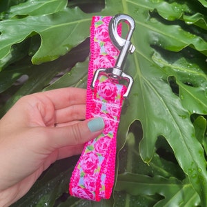 Pink Rose Dog Leash