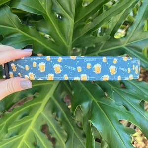Bierkrug-Hundehalsband - Besticktes Hundehalsband - LustigHundehalsband - Brauerei Hundehalsband - Alkohol Hundehalsband - trinkendes Hundehalsband