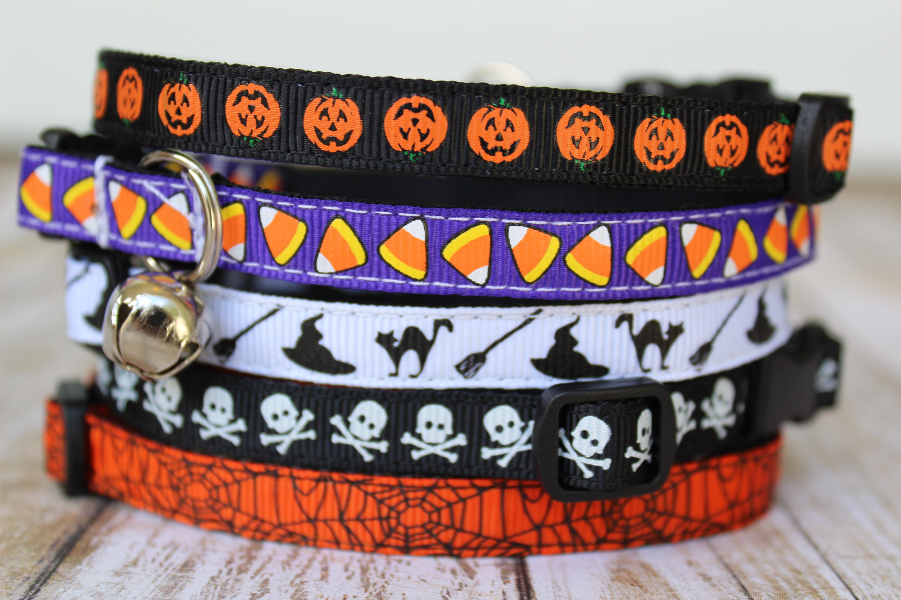 Halloween Cat Collars XS Halloween Dog Collar Halloween - Etsy