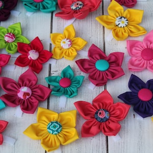 Pet Flower Accessories Dog Bows  Dog Collar Flowers  Interchangeable Pet Flowers Girl Dog Accessories New Puppy Gift