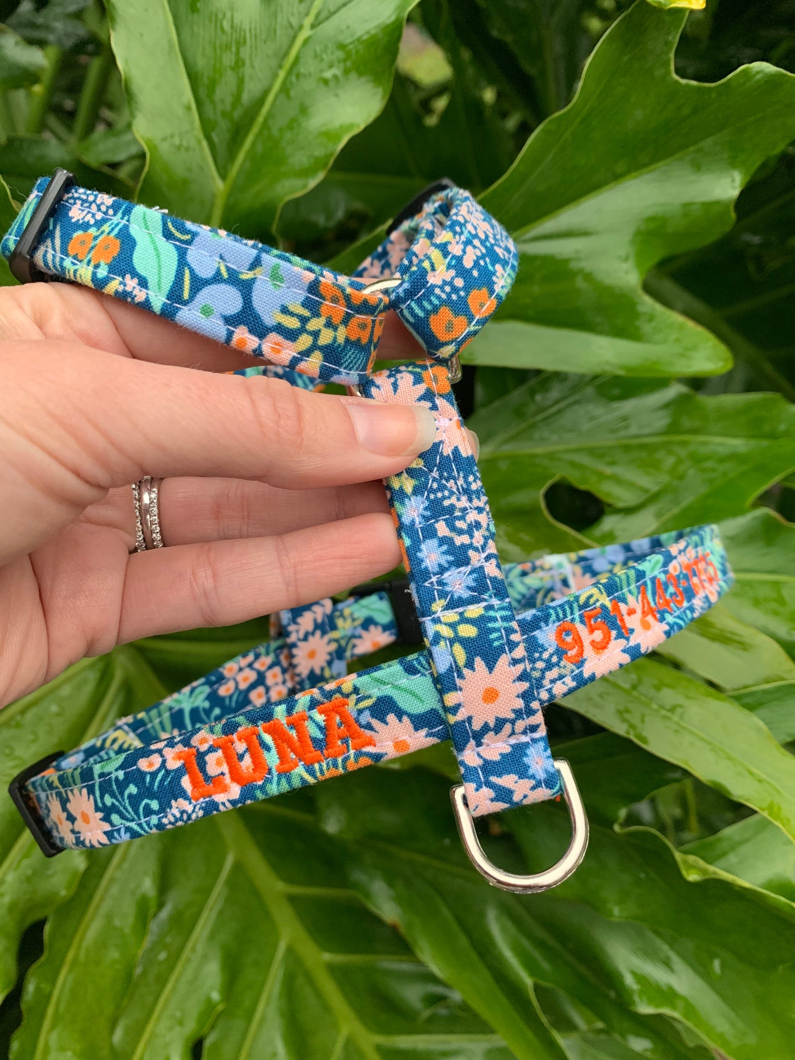 Cute Dog Harness Personalized Harness Female Dog Harness Etsy