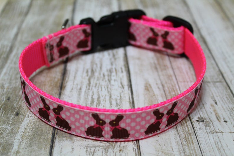 Easter Dog Collar Bunny Dog Collar Personalized Dog Collar Etsy