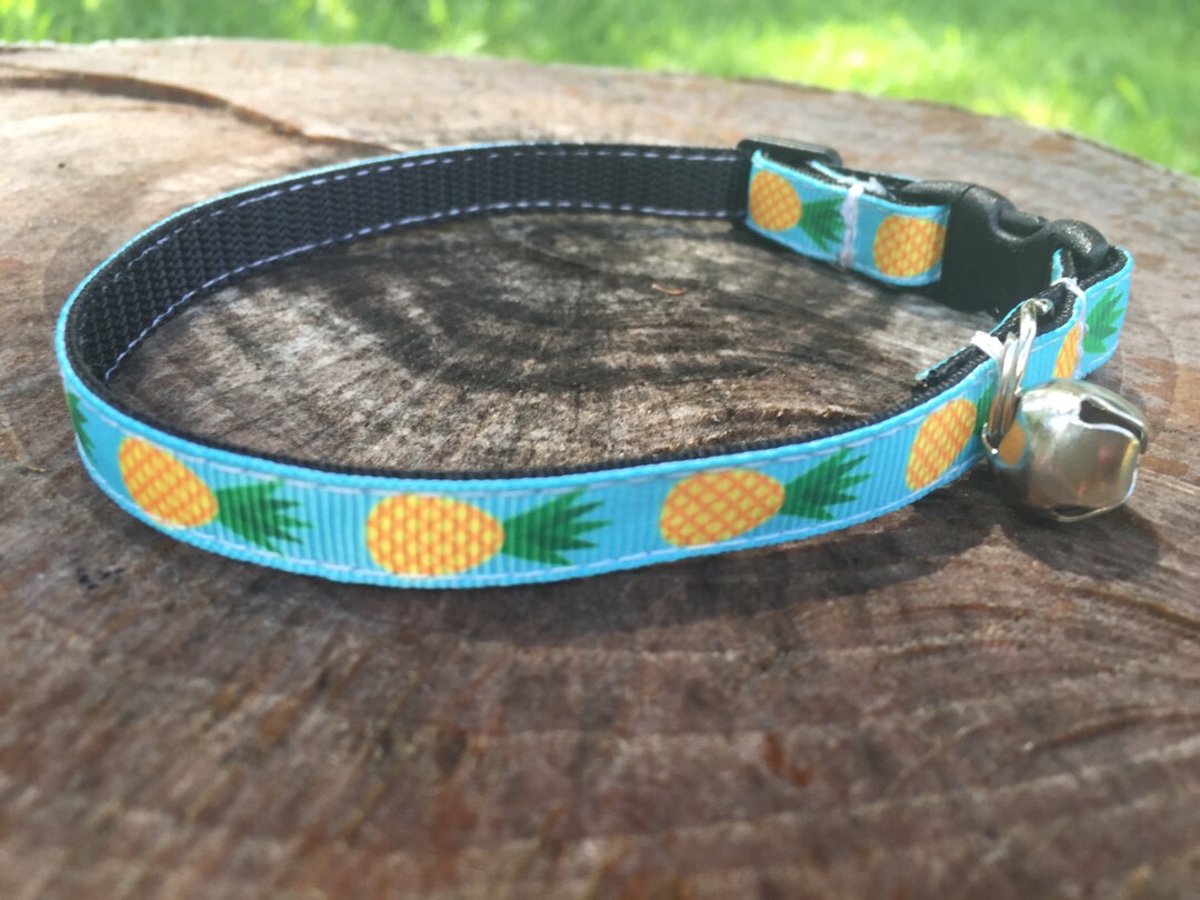 Pineapple Cat Collars Pineapple XS Dog Collar Etsy