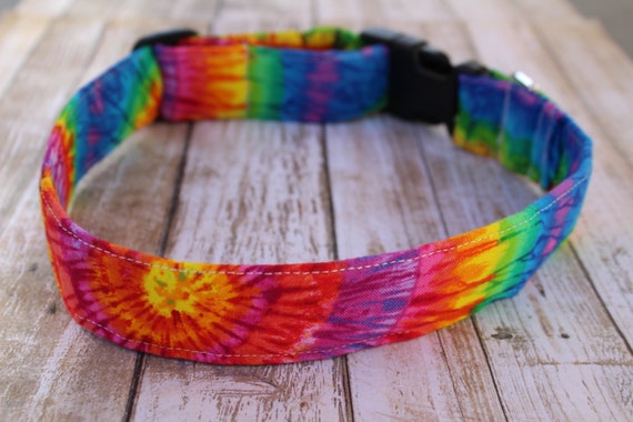 tye dye dog collar tye dye dog collar