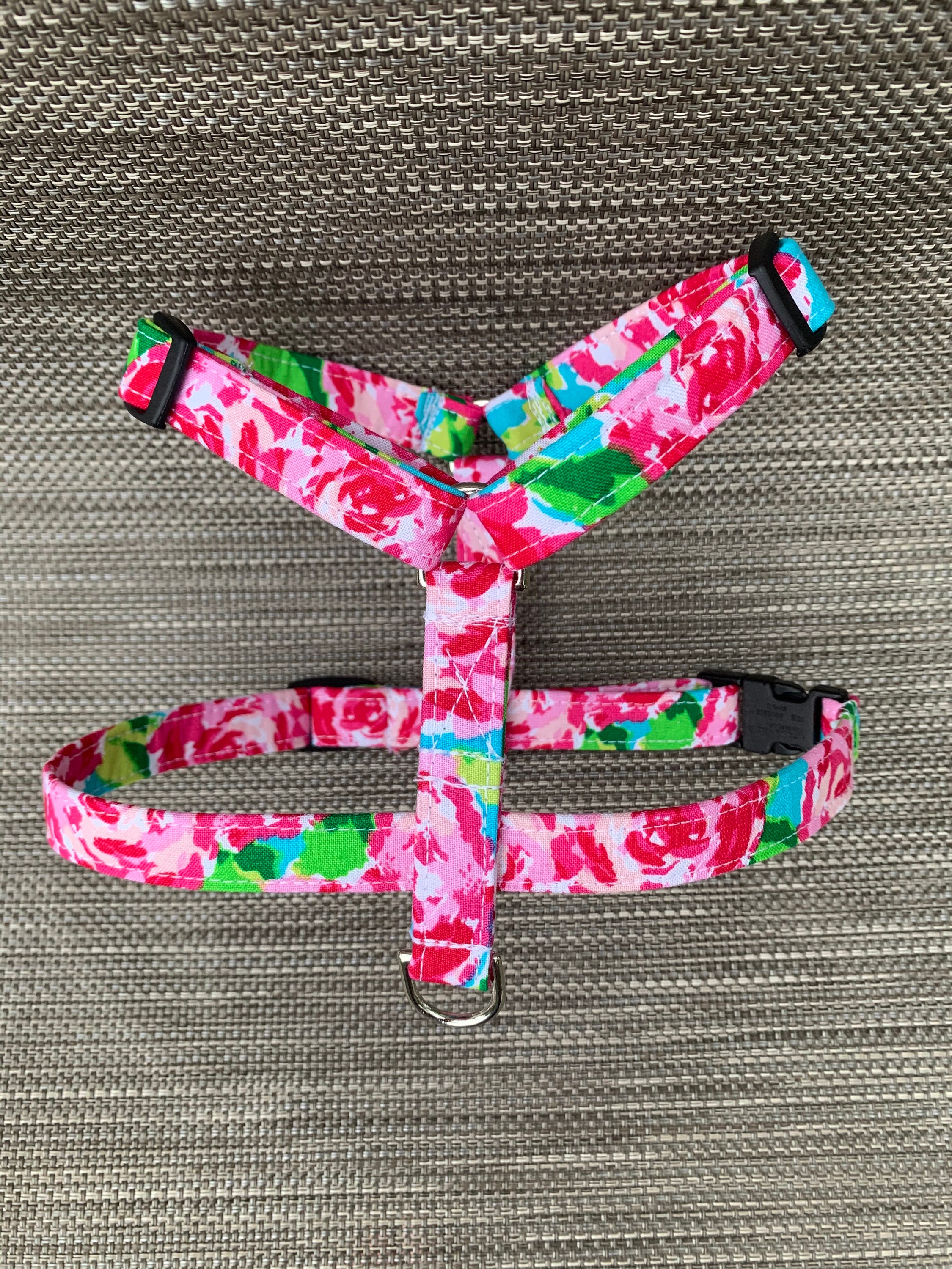 floral dog harness