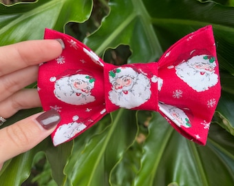 Christmas Bow Ties Dog Bow Ties Dog Collar Bow Ties Holiday Bow tie Pet Accessories Santa Bow Tie Holiday Dog Bows