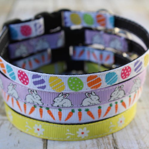 Easter Cat Collars Spring Cat Collar XS Easter Dog Collar Etsy