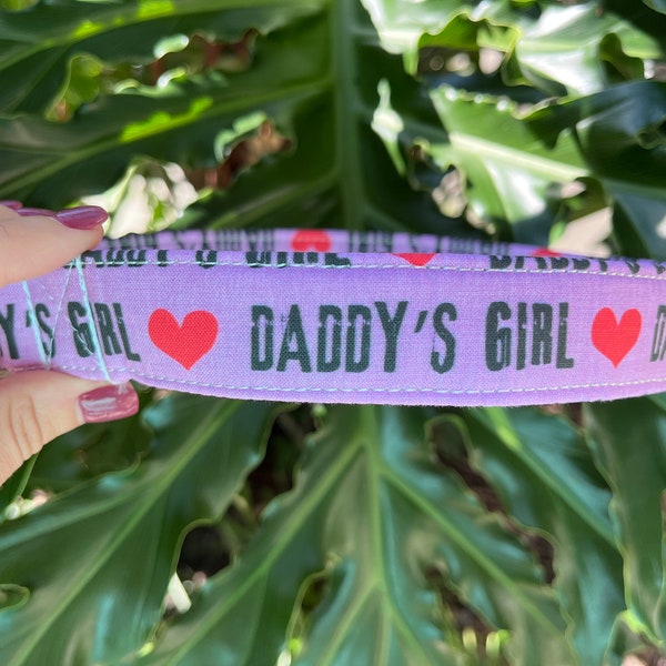Daddy’s Girl Dog Collar - Dog Dad Gift - Girl Dog Collar - Father’s Day Gift