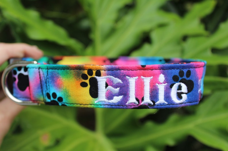Tie Dye Dog Harness - Personalized Dog Harness - Unisex Dog Harness - Monogrammed Harness - Cute Dog Harness - Adjustable Dog Harness image 4