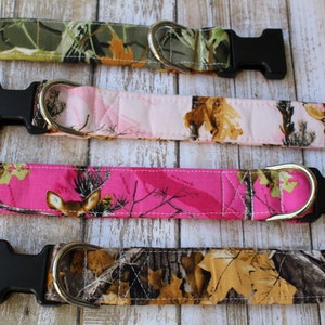Camo Dog Collar - Camouflage Dog Collar - Pink Camo Dog Collar - Camo Dog Leash - Hunting Dog Collar - Hunting Dog Harness image 2