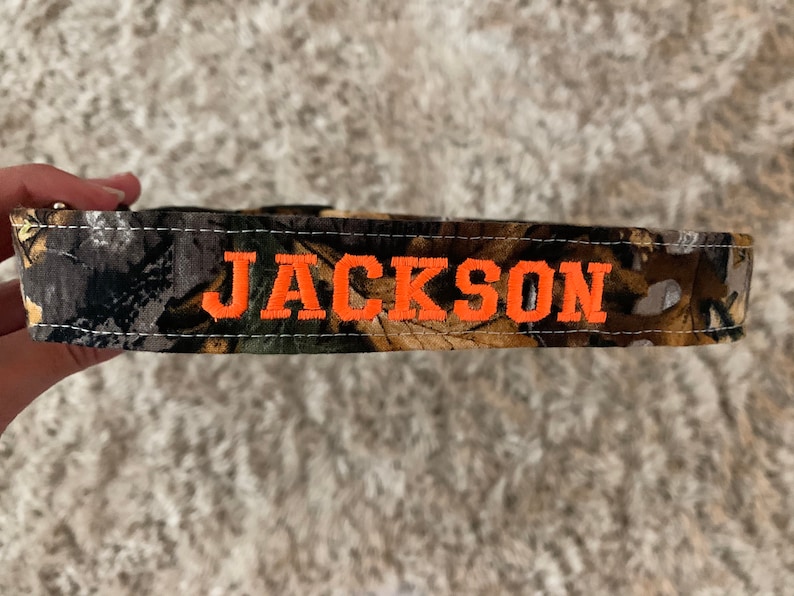 Camo Dog Collar - Camouflage Dog Collar - Pink Camo Dog Collar - Camo Dog Leash - Hunting Dog Collar - Hunting Dog Harness image 3