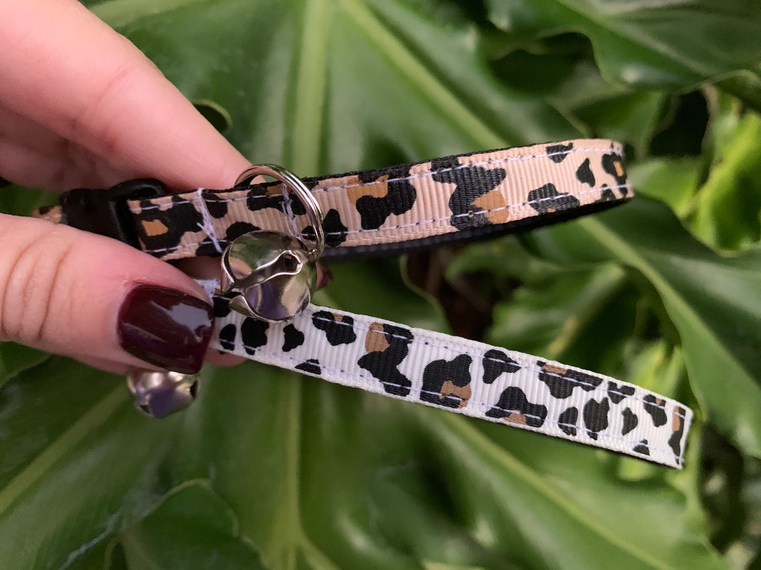 Leopard Print Cat Collar Jaguar Print Cat Collar Animal Print Cat