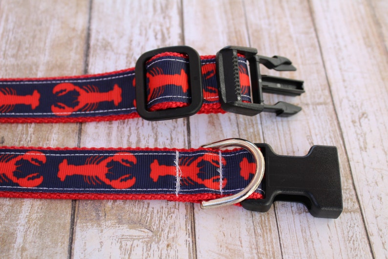 Lobster Dog Collar Lobster Dog Leash Nautical Dog Collar Etsy