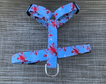 Pettorina per cani a forma di aragosta - Pettorina per cani personalizzata - Pettorina per cani unisex - Pettorina per cani da spiaggia - Pettorina per cani personalizzata - Pettorina per cani nautica