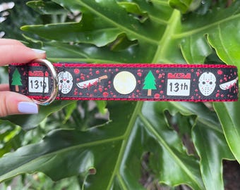 Horror Movie Lover Gift Friday the 13th Dog Collar Halloween Dog Collar Novelty Dog Accessory Spooky Pet Gift