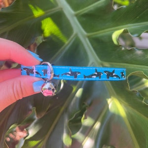 Whale Cat Collar - Orca Cat Collar - Nautical Cat Collar