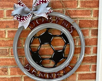 Soccer Team Doorhanger